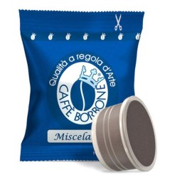 Borbone Caffe' 50 Capsule - Compatibili Lavazza Point - Miscela Blu Nobile