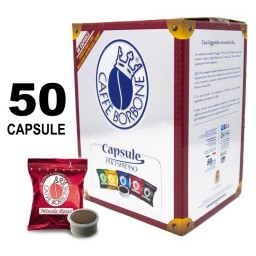 Borbone Caffe' 50 Capsule - Compatibili Lavazza Point - Miscela Rossa