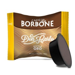 Borbone Don Carlo Caffe' 50 Capsule Compatibili A Modo Mio - Miscela Oro