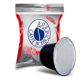 Borbone Respresso Caffe' 50 Capsule - Compatibili Nespresso - Miscela Rossa