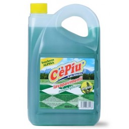 Ce' Piu' Detersivo Lavapavimenti Profumato - 4 Litri - Verde - Pino