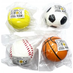 Pallina Spugna Sport 10cm 4ass       177