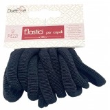 Elastici Capelli 12pz Neri           287