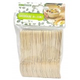 Cucchiaini Palettine In Legno Per Dolce O Gelato - 10cm - 50 Pezzi