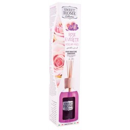 Suarez Sweet Home Diffusore Essenza 100ml Con Bastoncini - Rosa Violet