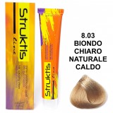 Struktis Crema Colorante 100ml - 8.03 Biondo Chiaro Naturale Caldo