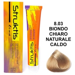 Struktis Crema Colorante 100ml - 8.03 Biondo Chiaro Naturale Caldo