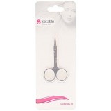 Setablu Forbicine Inox - Punta Sottile Curva - New Blister