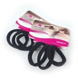 Setablu Elastici Per Capelli - 3 Pezzi - Neri