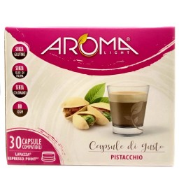 Aroma Light 30 Capsule Di Gusto - Pistacchio - Compatibili Espresso Point