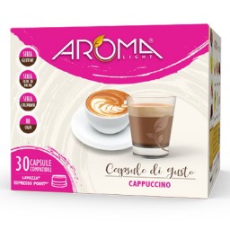 Aroma Light 30 Capsule Di Gusto - Cappuccino - Compatibili Espresso Point