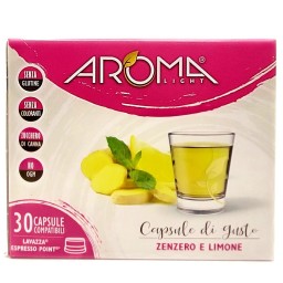 Aroma Light 30 Capsule Di Gusto - Zenzero E Limone - Compat. Espresso Point