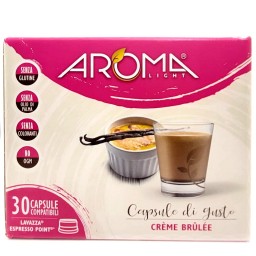 Aroma Light 30 Capsule Di Gusto - Creme Brulee - Compatibili Espresso Point