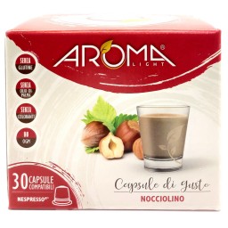 Aroma Light 30 Capsule Di Gusto - Nocciolino - Compatibili Nespresso