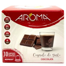 Aroma Light 30 Capsule Di Gusto - Cioccolata - Compatibili Nespresso