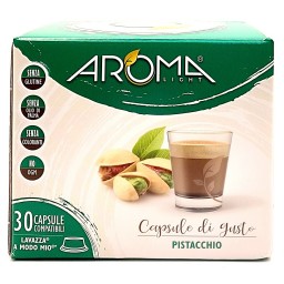 Aroma Light 30 Capsule Di Gusto - Pistacchio - Compatibili A Modo Mio