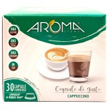 Aroma Light 30 Capsule Di Gusto - Cappuccino - Compatibili A Modo Mio
