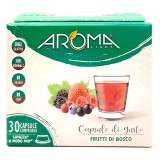 Aroma Light 30 Capsule Di Gusto - Frutti Di Bosco - Compatibili A Modo Mio