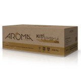 Aroma Light 100 Kit Caffe' Bicchieri + Bustine Zucchero + Palette Imbustate