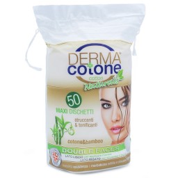 Derma Dischetti Struccanti Ovali Maxi - 50 Pezzi - Naturals