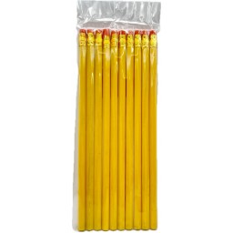 10 Matite Da Disegno Da 19cm Con Gomma