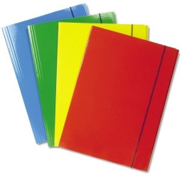 Cartellina Portadocumenti A4 - In Cartoncino Con Elastico - Vari Colori