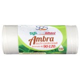 Sos Sacco Rifiuti Misura Condominiale 90x120cm Resistenti - 6 Pezzi - Ambra