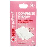 Setablu Compresse Di Garza Per Medicazione - 15x15cm - 8 Pezzi - Sterili