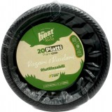 The Best 20 Piatti Plastica Riutilizzabili - Piani Diametro 22cm - Nero