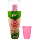 The Best 50 Bicchieri Monouso In Plastica - 200cc - Rosa