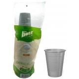 The Best 50 Bicchieri Monouso In Plastica - 200cc - Argento