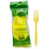 The Best 15 Forchette Monouso In Plastica - 17cm - Giallo