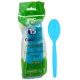 The Best 15 Cucchiai Monouso In Plastica - 17cm - Azzurro