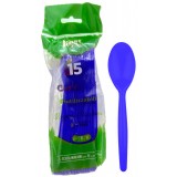 The Best 15 Cucchiai Monouso In Plastica - 17cm - Blu