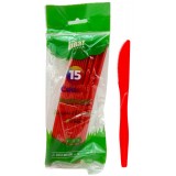 The Best 15 Coltelli Monouso In Plastica - 17cm - Rosso