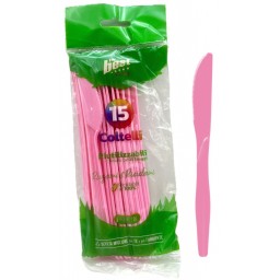 The Best 15 Coltelli Monouso In Plastica - 17cm - Rosa