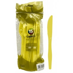 The Best 15 Coltelli Monouso In Plastica - 17cm - Giallo