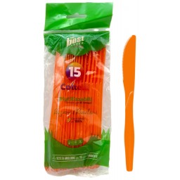 The Best 15 Coltelli Monouso In Plastica - 17cm - Arancio