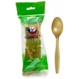 The Best 15 Cucchiai Monouso In Plastica - 17cm - Oro