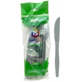 The Best 15 Coltelli Monouso In Plastica - 17cm - Argento