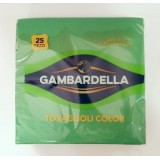 Gambardella Tovaglioli Doppio Velo 33x33cm 25 Pezzi - Verde