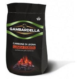 Gambardella Carbone Naturale Di Legna - 3 Kg - Barbecue - Bbq - Brace