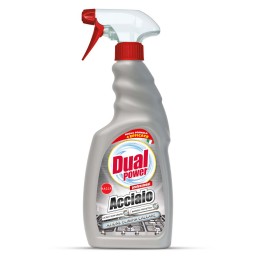 Dual Power Acciaio Spray - 500ml - Detergente Per Superfici Inox