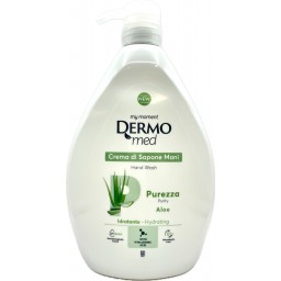 Dermomed Sapone Liquido 1 Litro - Con Erogatore - Aloe Purezza - Idratante