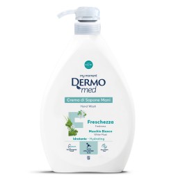 Dermomed Sapone Liquido 1 Litro - Con Erogatore - Muschio Bianco
