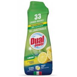 Dual Power Detersivo Gel Lavastoviglie - 660ml 33 Lavaggi - Limone