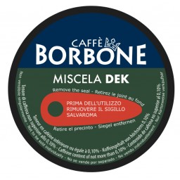 Borbone Miscela Dek Decaffeinato - Caffe' 50 Capsule - Nescafe' Dolce Gusto