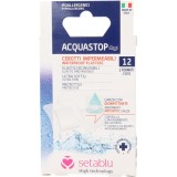 Setablu 12 Cerotti Acquastop Resistenti All'acqua - 10pz 7x2cm - 2pz 4x4cm