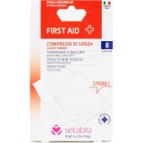Setablu Compresse Di Garza Per Medicazione - 15x15cm - 8 Pezzi
