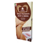 Setablu Strisce Depilatorie Body E Bikini - 8 Pezzi - Con Argan